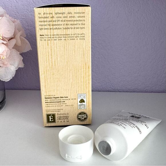 New! EMINENCE Organic Lilikoi Daily Defense Moisturizer SPF 40, 60ml/2oz - Picture 6 of 6